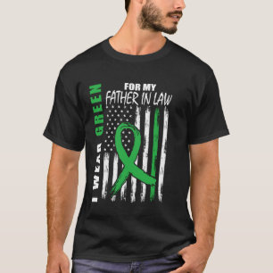 I Wear Green For Father In Law Cerebral Palsy Awar T-Shirt