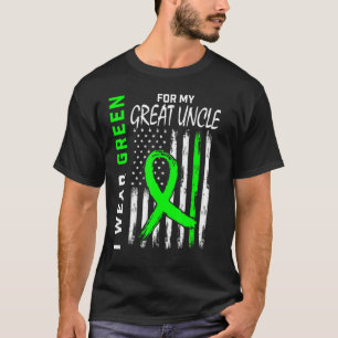 I Wear Green For Great Uncle Cerebral Palsy Awaren T-Shirt