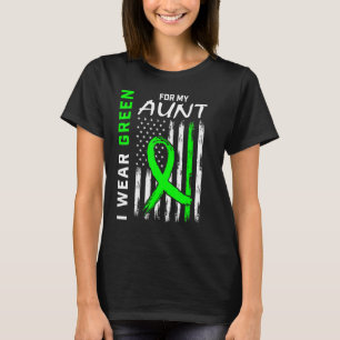 I Wear Green For My Aunt Kidney Disease Awareness  T-Shirt