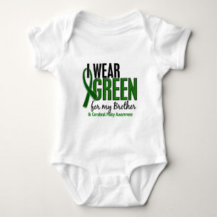 I Wear Green For My Brother 10 Cerebral Palsy Baby Bodysuit