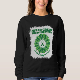 I Wear Green For My Brother Cp Cerebral Palsy Awar Sweatshirt
