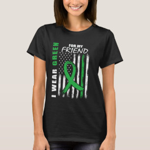 I Wear Green For My Friend Cerebral Palsy Awarenes T-Shirt