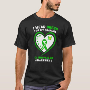 I Wear Green For My Grandpa Gastroparesis Awarenes T-Shirt