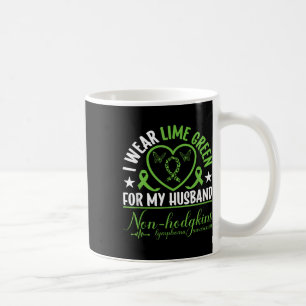 I Wear Green For My Husband Mental Health Awarenes Coffee Mug