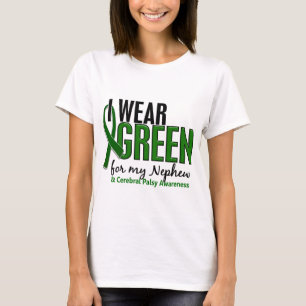 I Wear Green For My Nephew 10 Cerebral Palsy T-Shirt