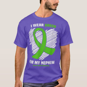 I Wear Green For My Nephew Mental Health Awareness T-Shirt