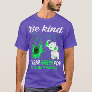 I Wear Green Mental Health Awareness 2357 T-Shirt