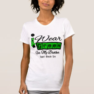 I Wear Green Ribbon (Retro) - Brother T-Shirt