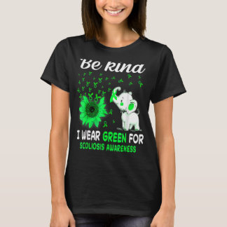 I Wear Green Scoliosis Awareness T-Shirt