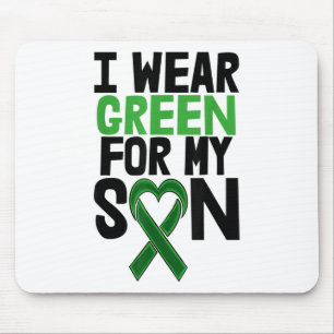 I Wear Green Son Tees Stigma S Mental Health Aware Mouse Pad