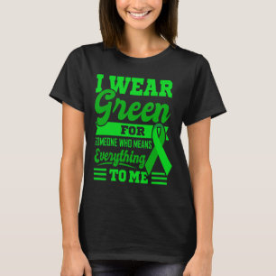 I WEAR GREEN World Cancer Day Gift Green Ribbon Ch T-Shirt