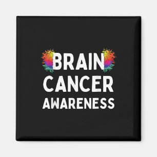I Wear Grey For Brain Tumour Awareness Grey S Ribb Magnet