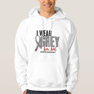 I Wear Grey For ME 10 Diabetes Hoodie