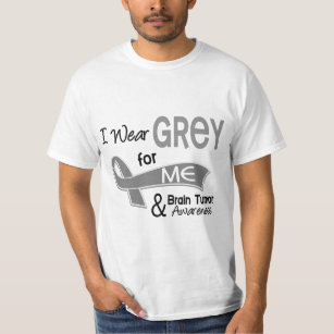 I Wear Grey For Me 42 Brain Tumour T-Shirt