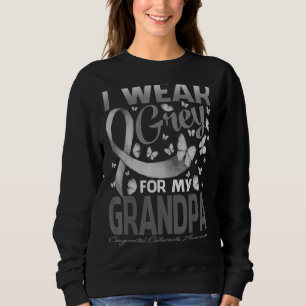 I Wear Grey For My Grandpa Congenital Cataracts Aw Sweatshirt