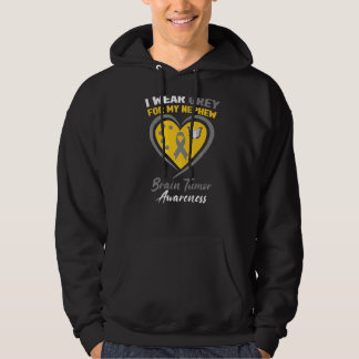 I Wear Grey For My Nephew Brain Tumour Awareness Hoodie