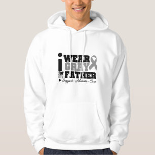 I Wear Grey Ribbon For My Father Hoodie