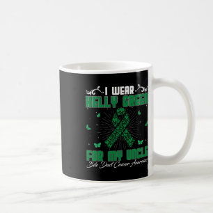 I Wear Kelly Green For My Uncle Bile Duct Cancer A Coffee Mug