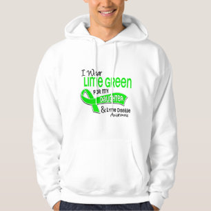 I Wear Lime Green 42 Daughter Lyme Disease Hoodie