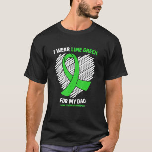 I Wear Lime Green For My Dad Spinal Cord Injury Aw T-Shirt