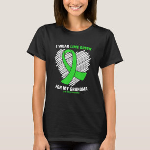 I Wear Lime Green For My Grandma Lyme Disease Awar T-Shirt