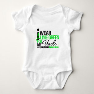 I Wear Lime Green For My Uncle Baby Bodysuit