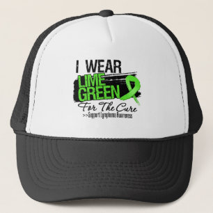 I Wear Lime Green For The Cure - Lymphoma Trucker Hat
