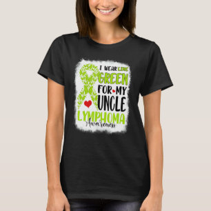I Wear Lime Green Uncle Lymphoma Awareness Month W T-Shirt