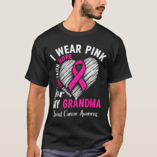 I Wear Nk For My Grandma Breast Cancer Awareness S T-Shirt