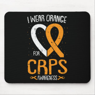 I Wear Orange CRPS Awareness Complex Regional Pain Mouse Pad