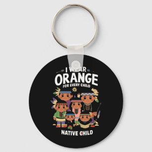 I Wear Orange For Every Child Key Ring