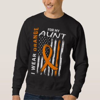 I Wear Orange For My Aunt Multiple Sclerosis Aware Sweatshirt