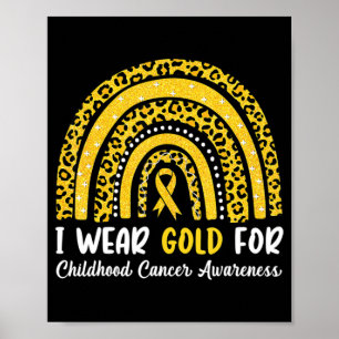 I Wear Orange For My Auntie Leukaemia Awareness Poster