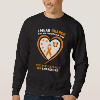 I Wear Orange For My Daughter In Law Multiple Scle Sweatshirt