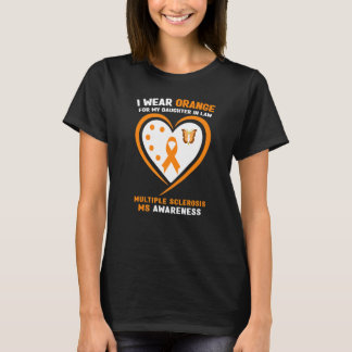 I Wear Orange For My Daughter In Law Multiple Scle T-Shirt
