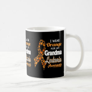 I wear Orange for my Grandma Leukemia Awareness Coffee Mug