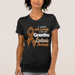 I wear Orange for my Grandma Leukemia Awareness T-Shirt