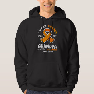 I Wear Orange For My Grandpa Ms Multiple Scelrosis Hoodie