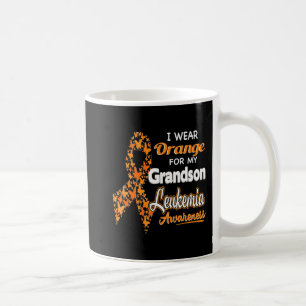 I wear Orange for my Grandson Leukaemia Awareness Coffee Mug