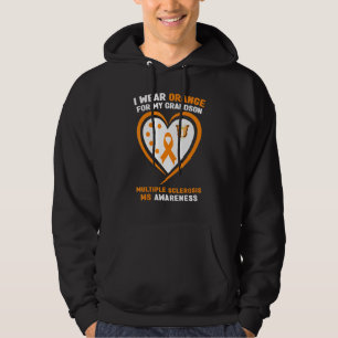 I Wear Orange For My Grandson Multiple Sclerosis A Hoodie