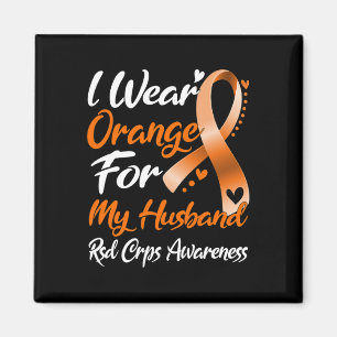 I Wear Orange For My Husband Rsd Crps Awareness Magnet