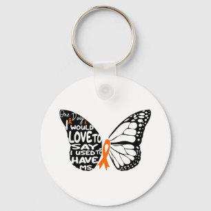 I Wear Orange For My Mum Ms Multiple Sclerosis  Key Ring