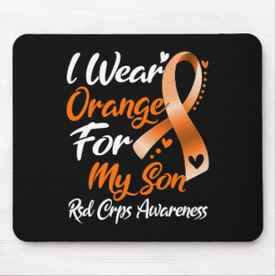 I Wear Orange For My Son Rsd Crps Awareness Mouse Pad