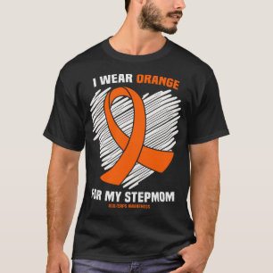 I Wear Orange For My Stepmom RSDCRPS Awareness T-Shirt