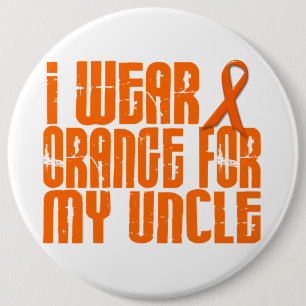 I Wear Orange For My Uncle 16 6 Cm Round Badge