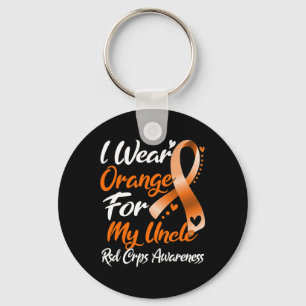 I Wear Orange For My Uncle Rsd Crps Awareness Key Ring