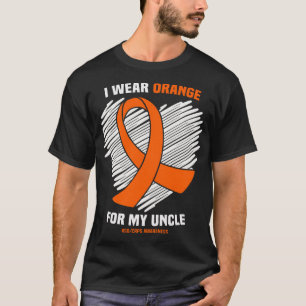 I Wear Orange For My Uncle RSDCRPS Awareness T-Shirt