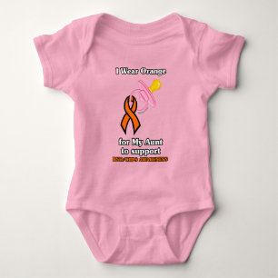 i Wear Orange...Pacifier...Aunt Baby Bodysuit