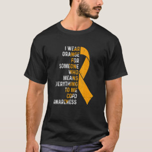 I Wear Orange Ribbon COPD Awareness Support Squad T-Shirt