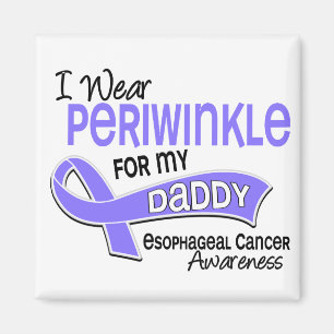 I Wear Periwinkle 42 Daddy Oesophageal Cancer Magnet